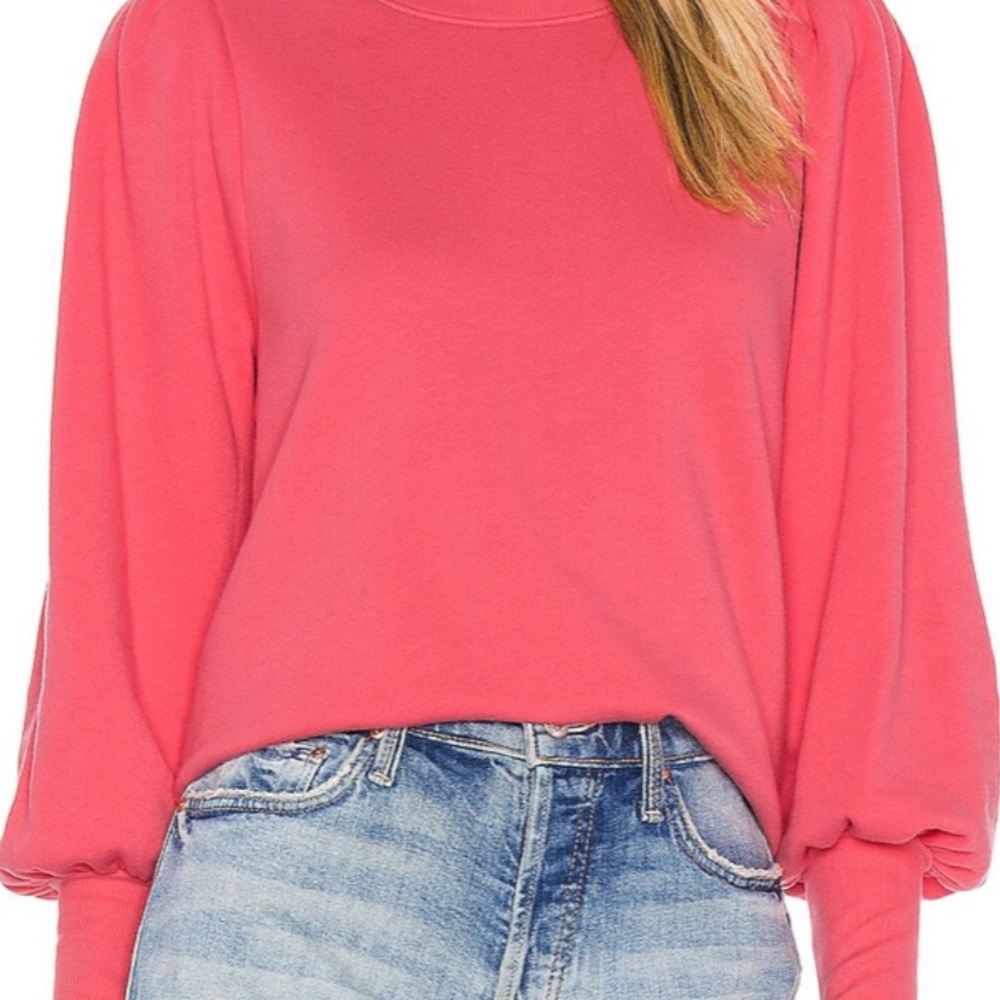 NWT Nation LTD puffed shoulder sweatshirt